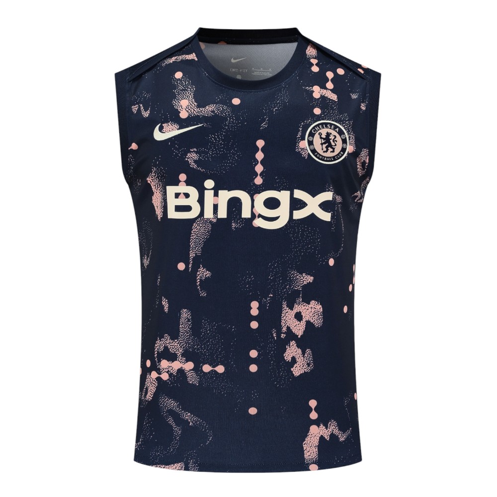 Chelsea 24/25 Men's Navy-Apricot Training Tank Top