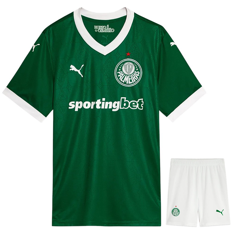 Palmeiras 25/26 Kid's Home Mini-Kit