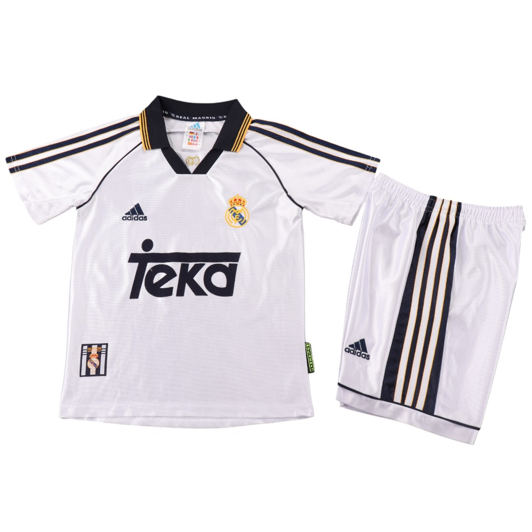 Real Madrid 98/99 Kid's Home Retro Mini-Kit