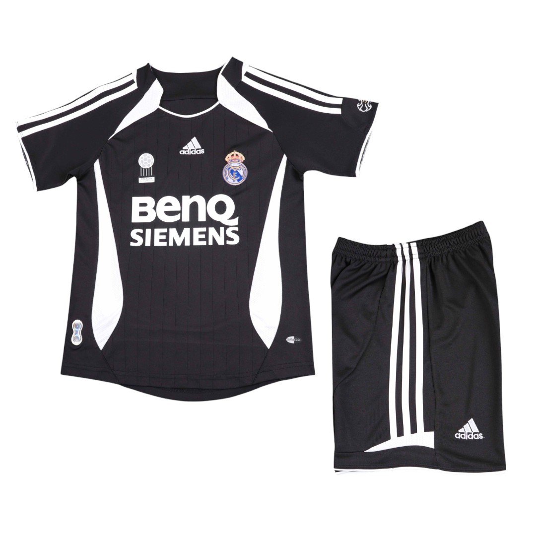 Real Madrid 06/07 Kid's Away Retro Mini-Kit