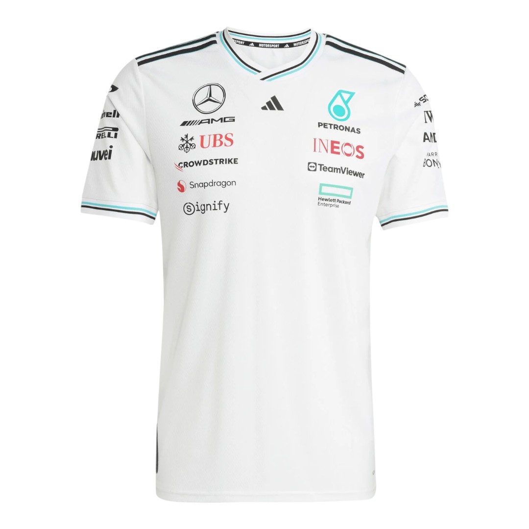 Mercedes-AMG 2025 White Authentic Driver T-Shirt