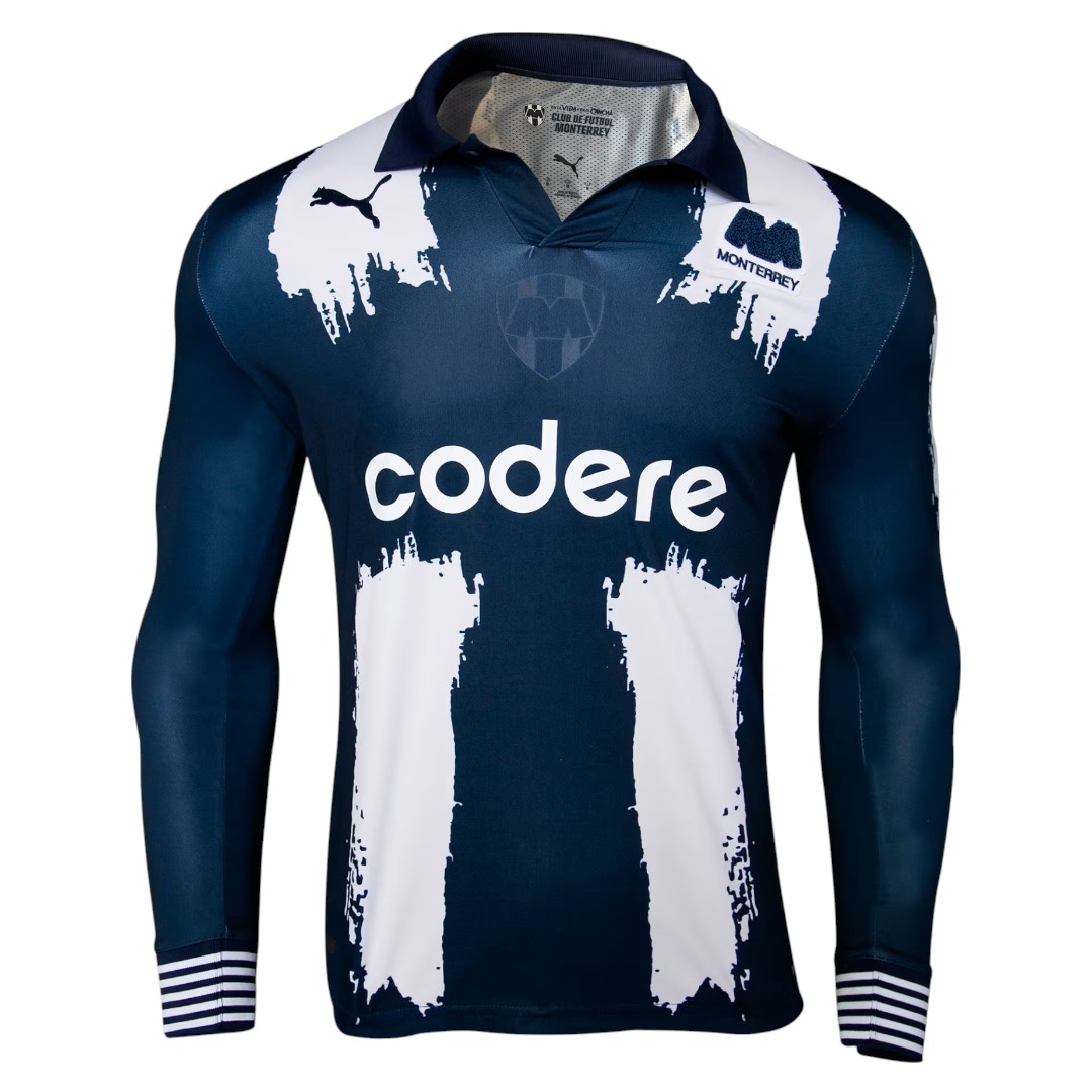CF Monterrey 25/26 Men's Home 80 Anniversary Long Sleeve Shirt