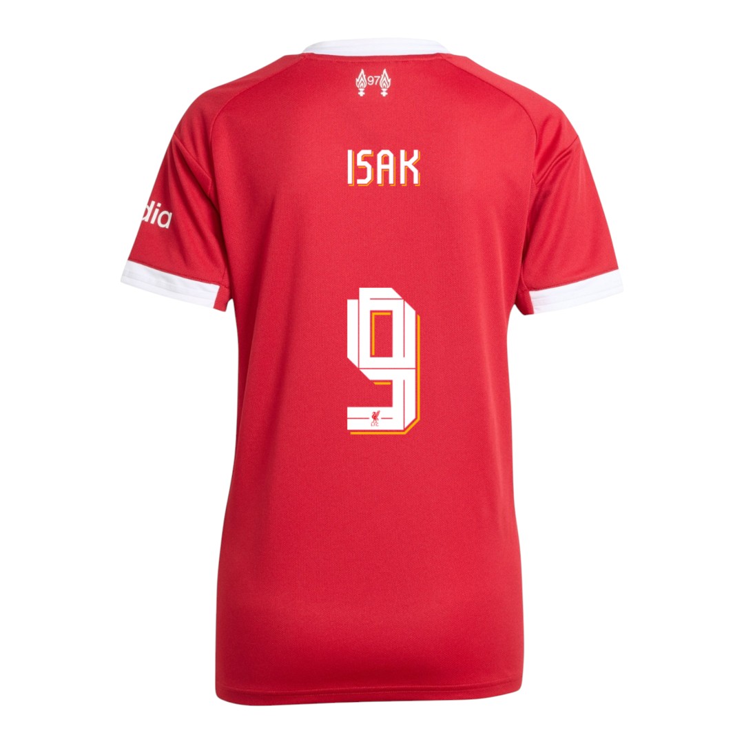 ISAK #9 Liverpool 25/26 Women's Home Shirt - Liverpool Font