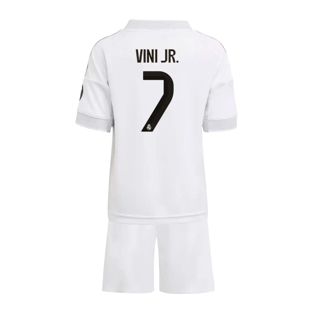 VINI JR #7 Real Madrid 25/26 Kid's Home Mini-Kit