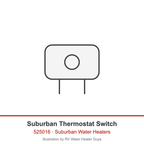 Suburban Thermostat Switch 525016 illustration