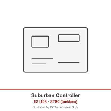 Suburban 521493 Water Heater Controller (fits ST60 (tankless))