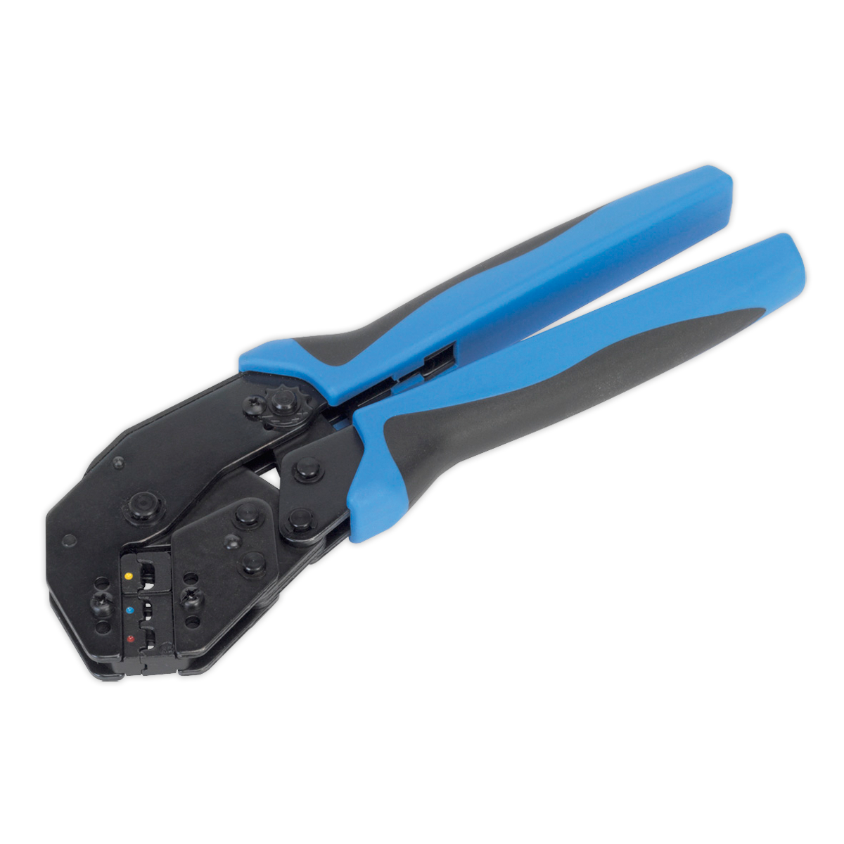 Ratchet Crimping Tool Angled Head Insulated Terminals (AK3863)