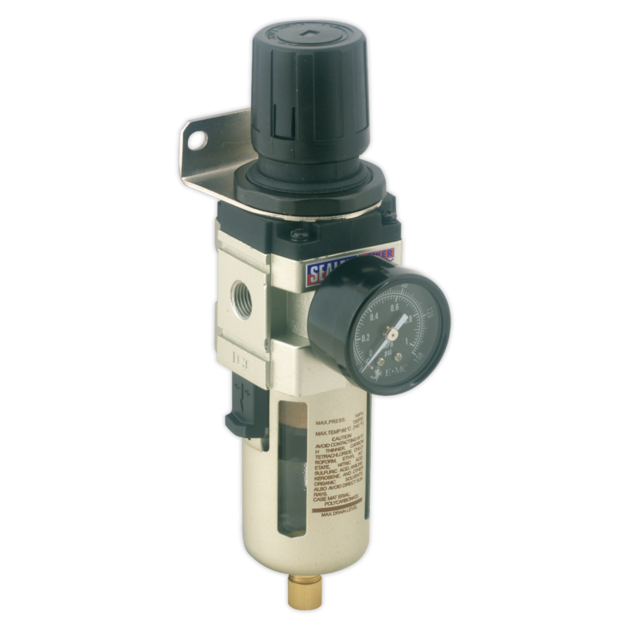 Air Filter/Regulator Max Airflow 70cfm (SA106FR)