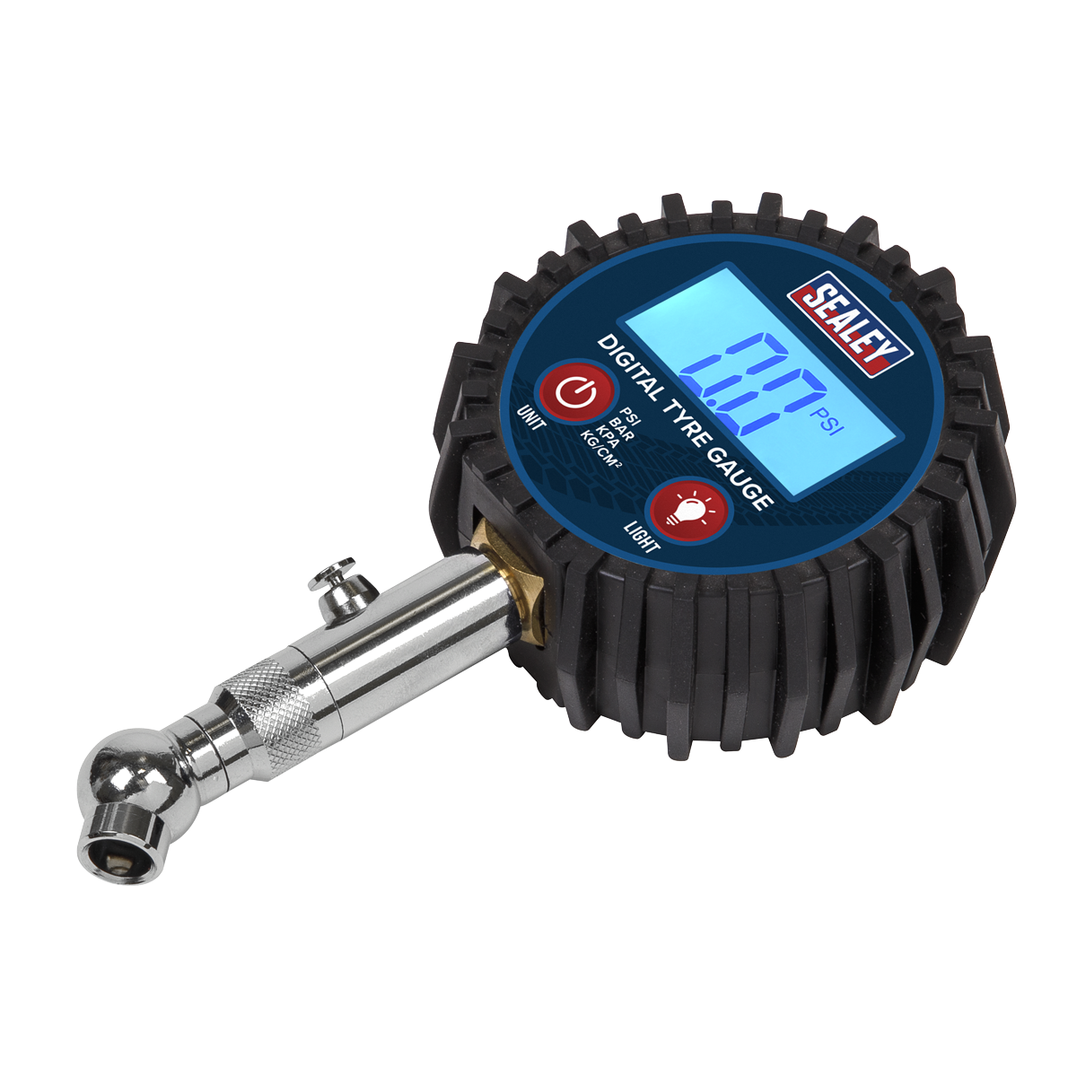 Digital Tyre Pressure Gauge with Swivel Head & Quick Release (TST001)