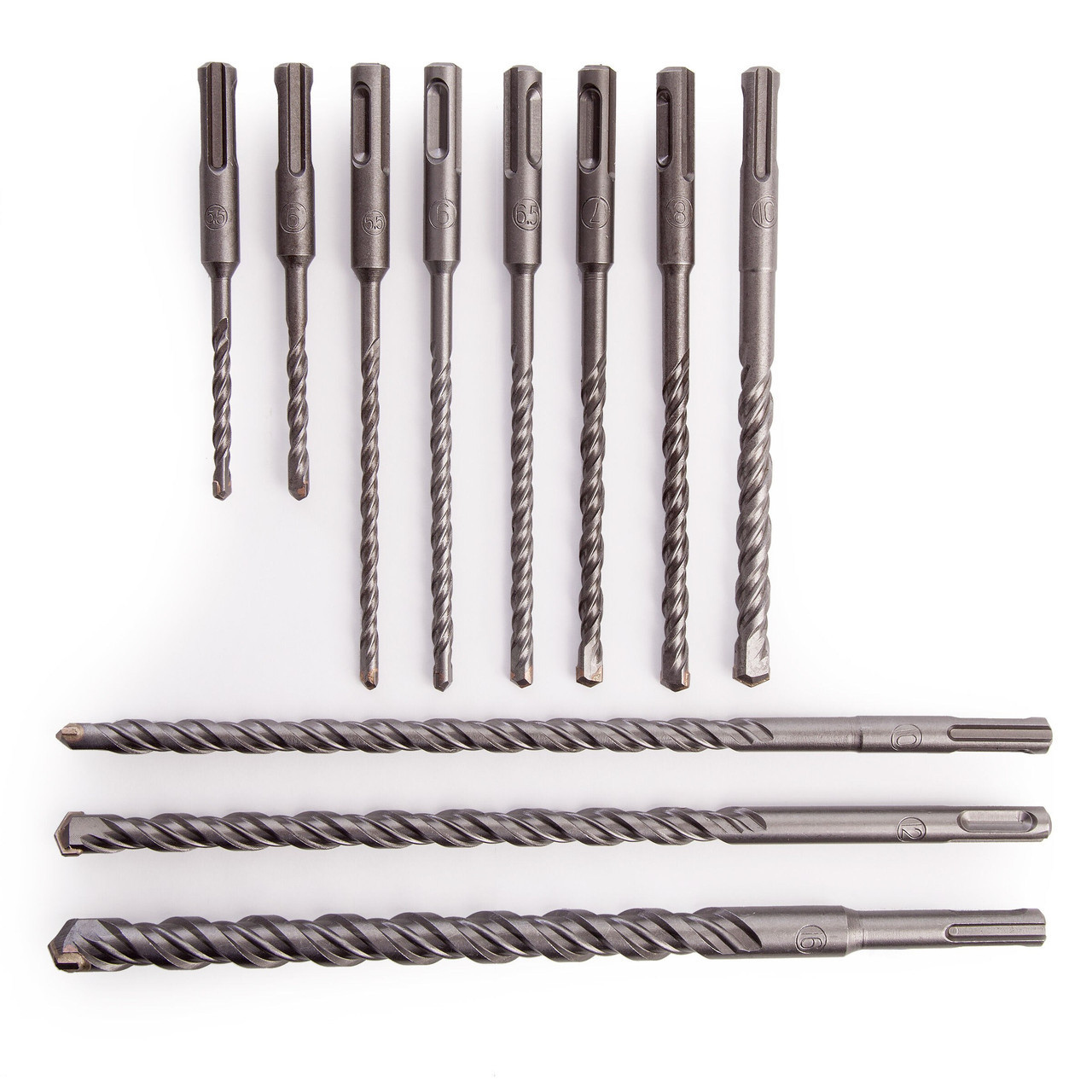 Abracs DCSET15 SDS+ Masonry Drill & Chisel Set (15 Piece)