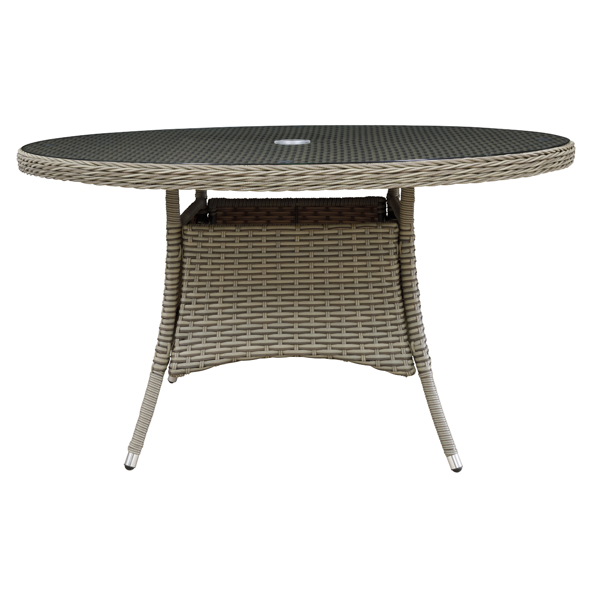 Sealey Table Sealey Dellonda Chester Rattan Wicker Outdoor Dining Table with ...