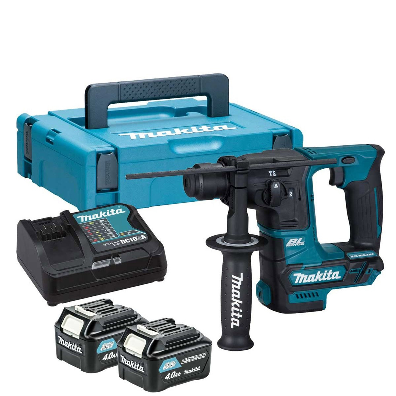 Makita DHR 171 STX3 Cordless Hammer Drill 18 V 1.2 J SDS Plus Brushless 2x Rechargeable Battery 50 Ah 47799030