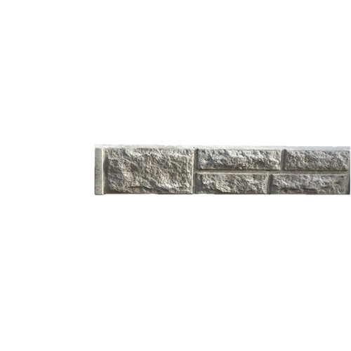 Concrete Rock Faced Gravel Board (6" High)