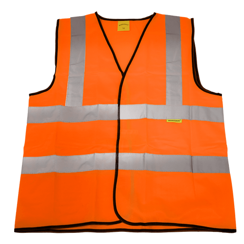 Hi-Vis Orange Waistcoat (Site and Road Use) - Medium (9812M)