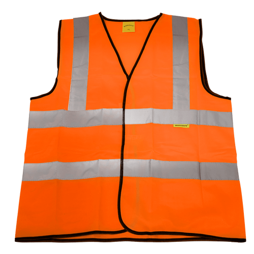 Hi-Vis Orange Waistcoat (Site and Road Use) - X-Large (9812XL)