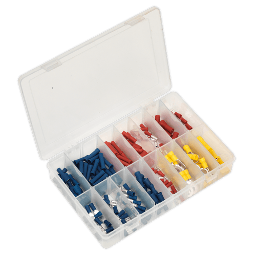 Crimp Terminal Assortment 200pc Blue, Red & Yellow (AB038MT)