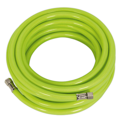 Air Hose High-Visibility 10m x ¯8mm with 1/4"BSP Unions (AHFC10)