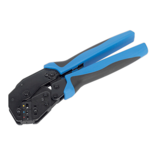 Ratchet Crimping Tool Angled Head Insulated Terminals (AK3863)
