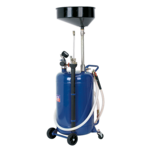 Mobile Oil Drainer with Probes 90L Air Discharge (AK459DX)