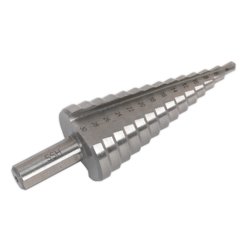 HSS 4341 Step Drill Bit 4-30mm Double Flute (AK4745)