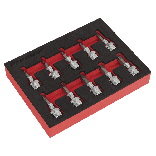 TRX-Star* Socket Bit Set 10pc 3/8"Sq Drive (AK6242)