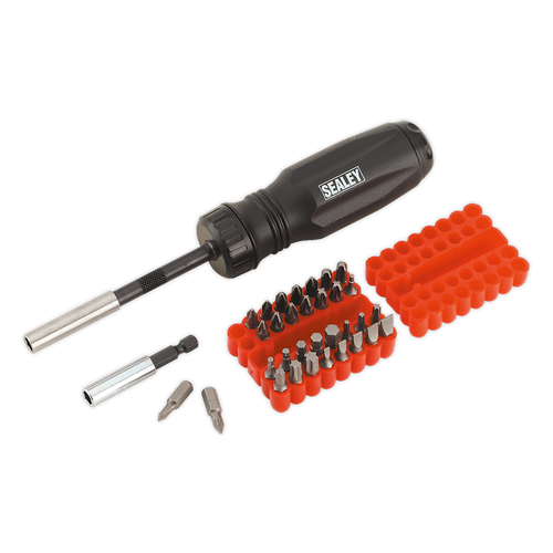 Gearless Ratchet Screwdriver Set 34pc (AK6498)