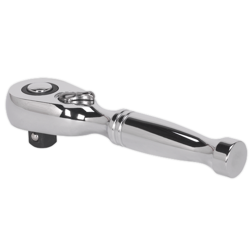 Stubby Ratchet Wrench 3/8"Sq Drive Pear-Head Flip Reverse (AK661S)