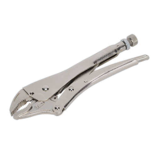 Locking Pliers Curved Jaws 230mm 0-45mm Capacity (AK6821)