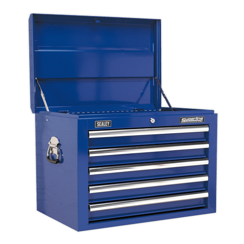 Topchest 5 Drawer with Ball Bearing Slides - Blue (AP26059TC)