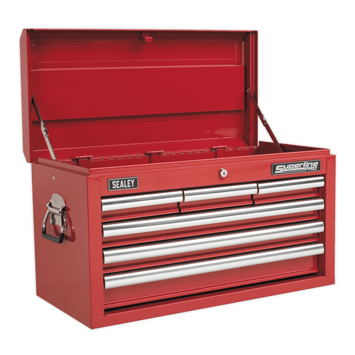 Topchest 6 Drawer with Ball Bearing Slides - Red (AP33069)