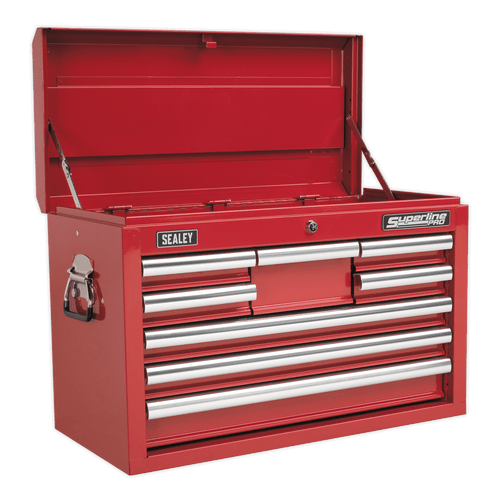 Topchest 8 Drawer with Ball Bearing Slides - Red (AP33089)
