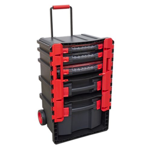 Professional Mobile Toolbox with 5 Removable Storage Cases (AP860)