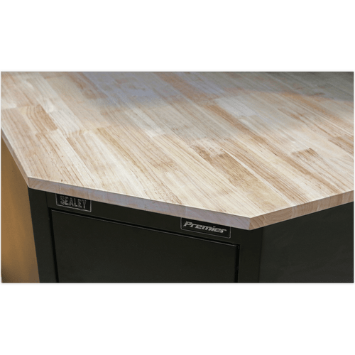 Hardwood Corner Worktop 930mm (APMS18)