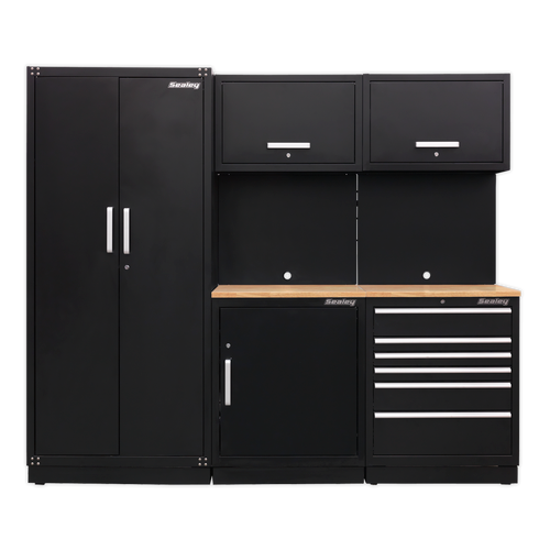 Sealey Premier APMSCOMBO1W 2.48m Storage System - Hardwood Worktop