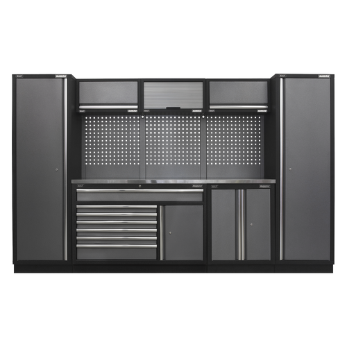 Sealey Superline Pro APMSSTACK13SS 3.24m Modular Storage System - Stainless Steel Worktop