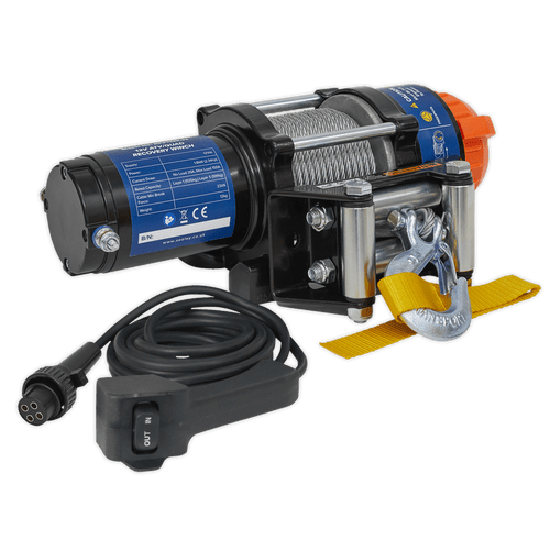 ATV/Quad Recovery Winch 1135kg (2500lb) Line Pull 12V (ATV1135) ATV/Quad Recovery Winch 1135kg (2500lb) Line Pull 12V (ATV1135)