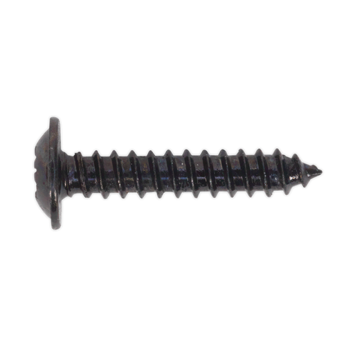 Self Tapping Screw 3.5 x 19mm Flanged Head Black Pozi Pack of 100 (BST3519)