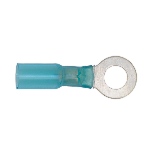 Heat Shrink Ring Terminal ¯8.4mm Blue Pack of 25 (BTSR2584)