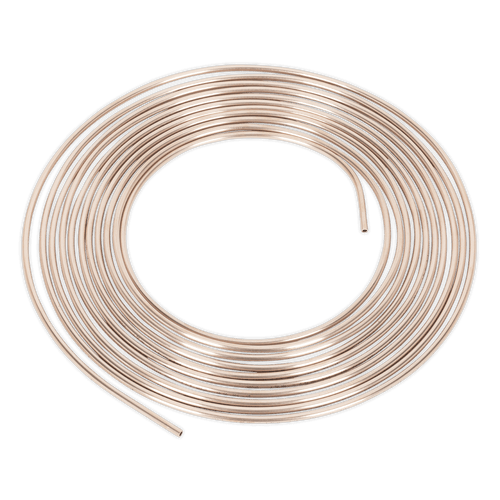 Brake Pipe Seamless Tube Cupro-Nickel 22 Gauge 3/16" x 25ft BS EN 12449 CW024A (CNP316)