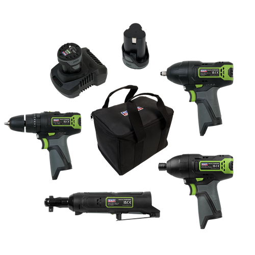 SV108 Series 4 x 10.8V Cordless Combo Kit - 2 Batteries (CP108VCOMBO2)