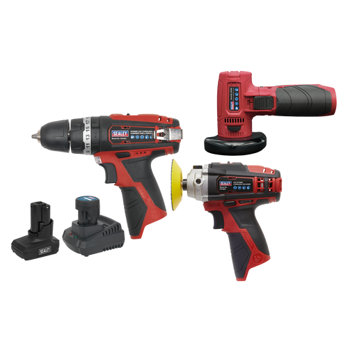 SV12 Series 3 x 12V Cordless Power Tool Combo Kit (CP1200COMBO7) SV12 Series 3 x 12V Cordless Power Tool Combo Kit (CP1200COMBO7)