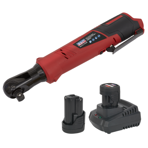 Cordless Ratchet Wrench Kit 1/2"Sq Drive 12V Lithium-ion - 2 Batteries (CP1209KIT)