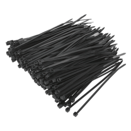 Cable Tie 100 x 2.5mm Black Pack of 200 (CT10025P200)