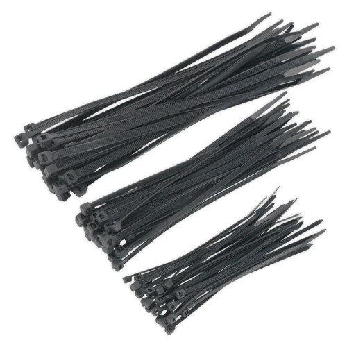 Cable Tie Assortment Black Pack of 75 (CT75B)