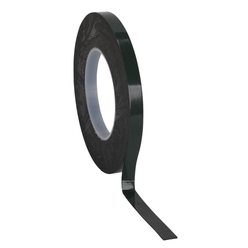 Double-Sided Adhesive Foam Tape 12mm x 10m Green Backing (DSTG1210) Double-Sided Adhesive Foam Tape 12mm x 10m Green Backing (DSTG1210)