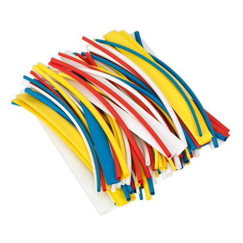 Heat Shrink Tubing Mixed Colours 200mm 100pc (HST200MC)