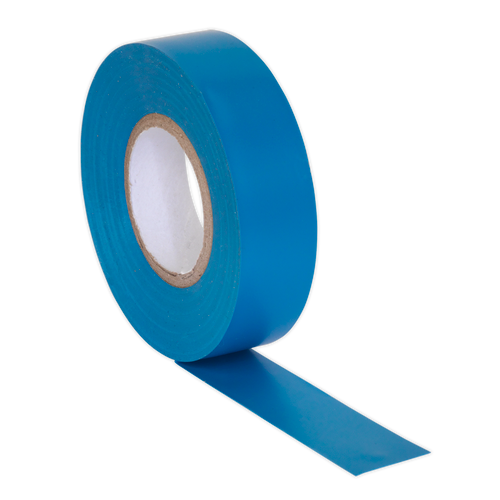 PVC Insulating Tape 19mm x 20m Blue Pack of 10 (ITBLU10)