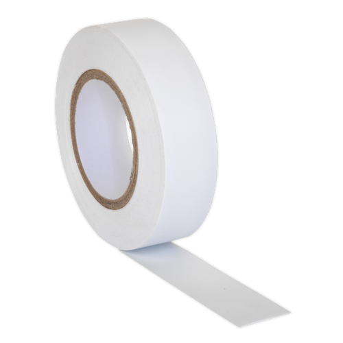 PVC Insulating Tape 19mm x 20m White Pack of 10 (ITWHT10)