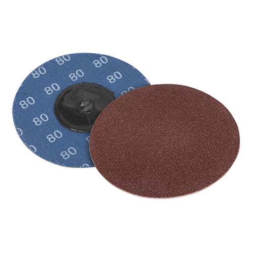 Quick-Change Sanding Disc ¯75mm 80Grit Pack of 10 (PTCQC7580)