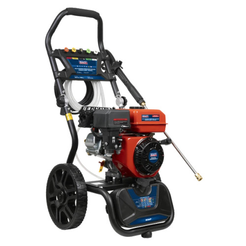Sealey Pressure Washer 198bar 513L/hr Self-Priming 5.8hp Petrol (PWM2500SP)